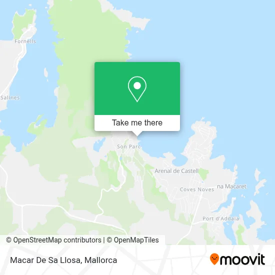 Macar De Sa Llosa map