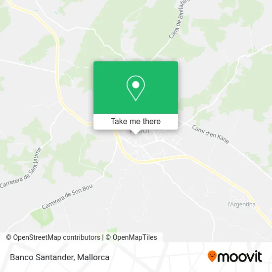 mapa Banco Santander