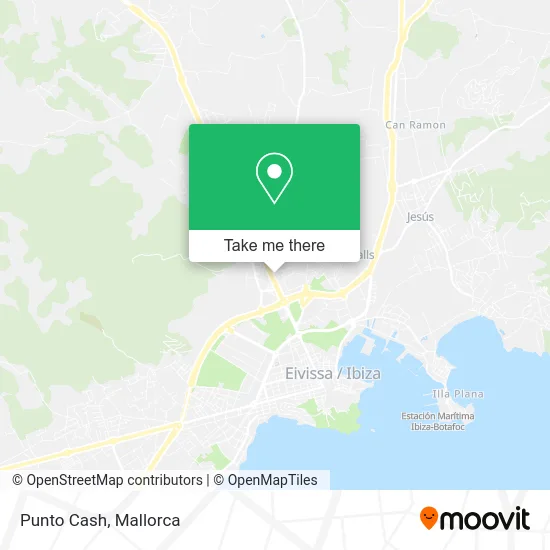 Punto Cash map