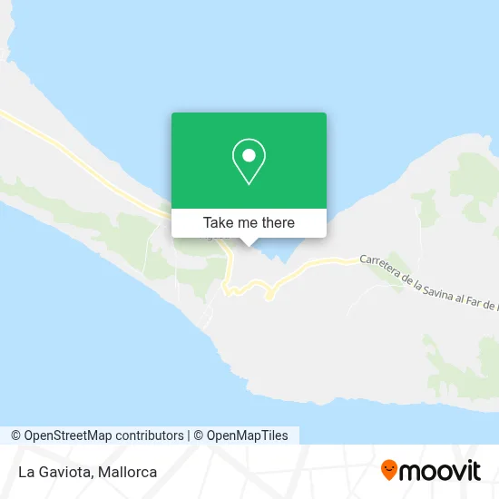 La Gaviota map