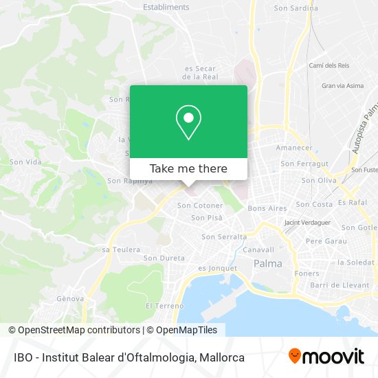 IBO - Institut Balear d'Oftalmologia map