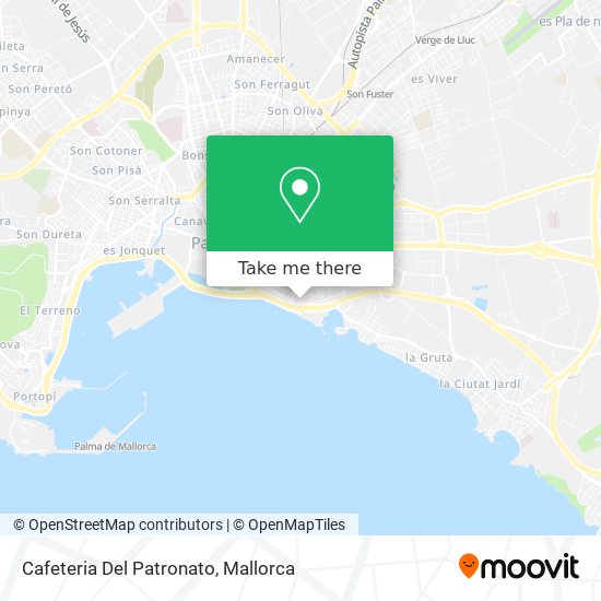 Cafeteria Del Patronato map