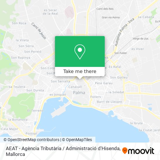 AEAT - Agència Tributària / Administració d'Hisenda map