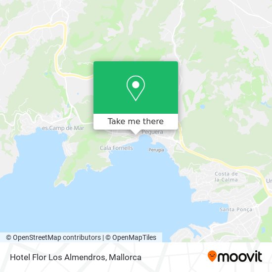 Hotel Flor Los Almendros map