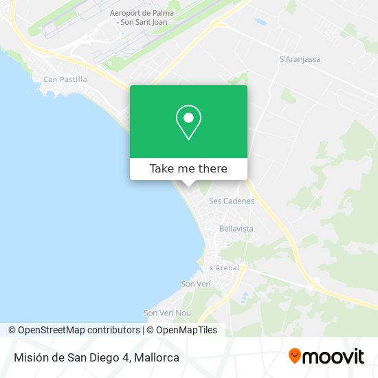 Misión de San Diego 4 map