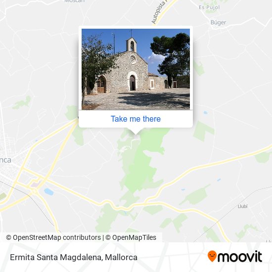 Ermita Santa Magdalena map