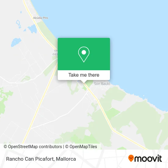 Rancho Can Picafort map