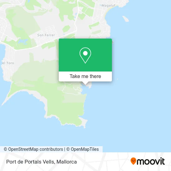 Port de Portals Vells map
