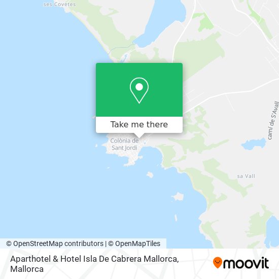 mapa Aparthotel & Hotel Isla De Cabrera Mallorca