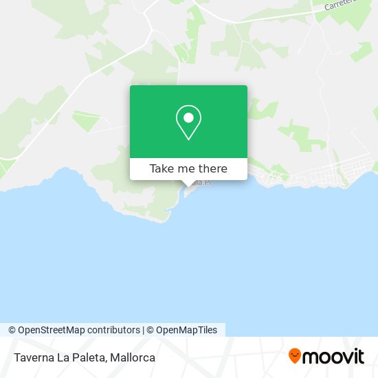 Taverna La Paleta map