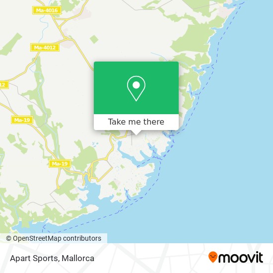 mapa Apart Sports