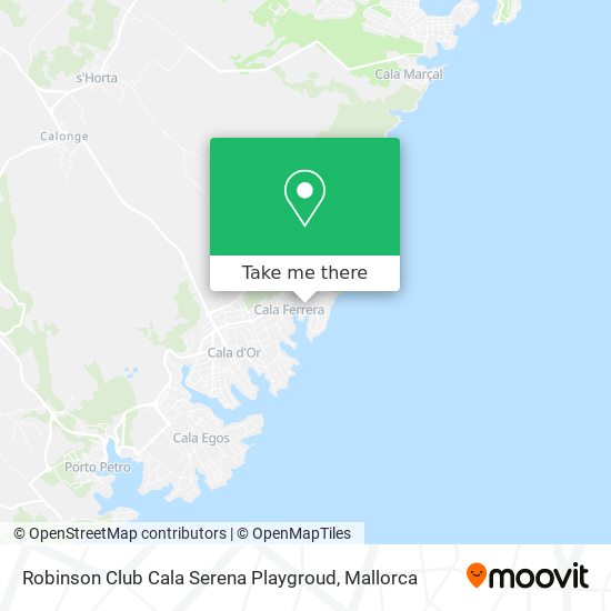Robinson Club Cala Serena Playgroud map