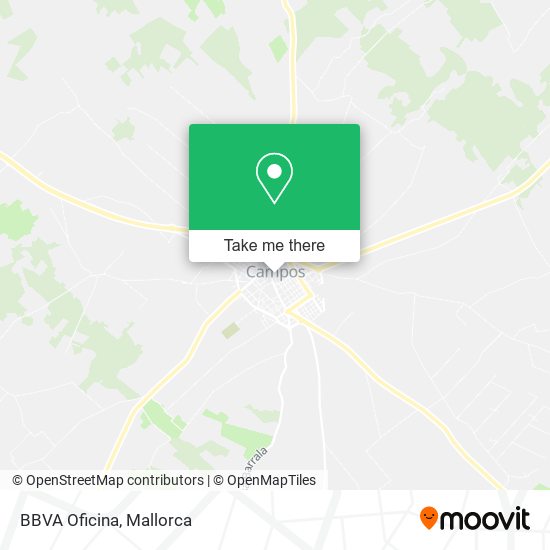 BBVA Oficina map