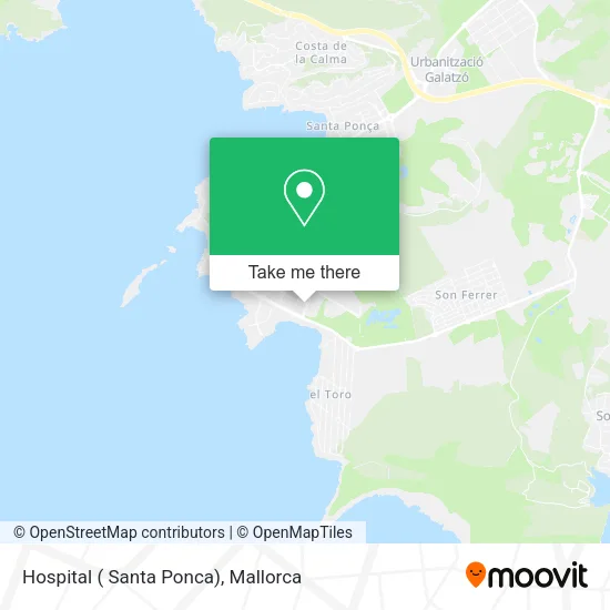Hospital ( Santa Ponca) map