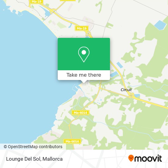 Lounge Del Sol map