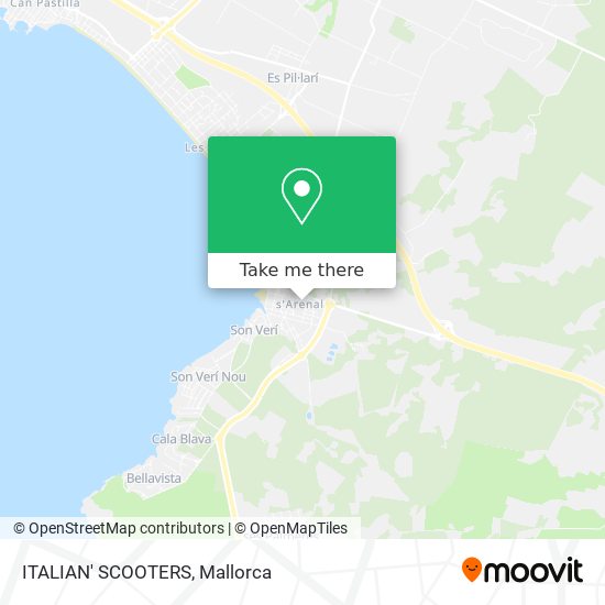 ITALIAN' SCOOTERS map