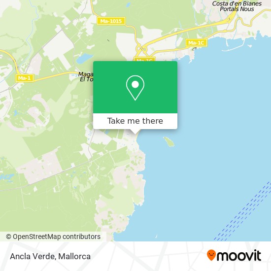 mapa Ancla Verde