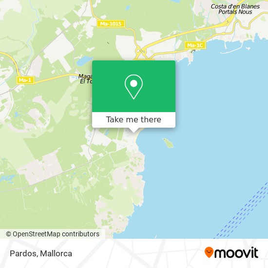 mapa Pardos