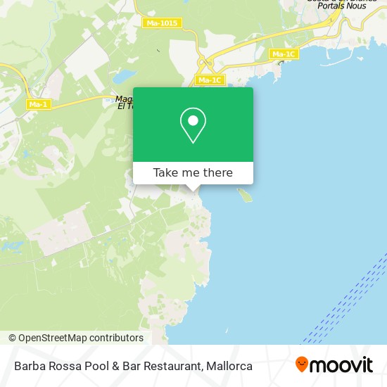 Barba Rossa Pool & Bar Restaurant map