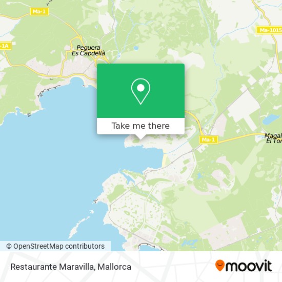 Restaurante Maravilla map