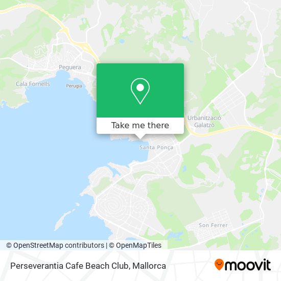 Perseverantia Cafe Beach Club map