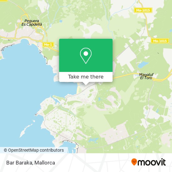 Bar Baraka map