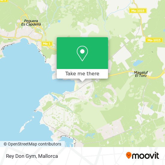 mapa Rey Don Gym