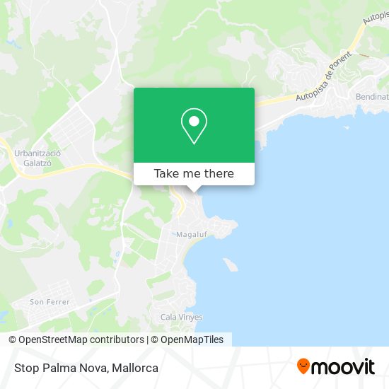 mapa Stop Palma Nova