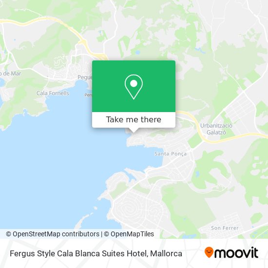 Fergus Style Cala Blanca Suites Hotel map