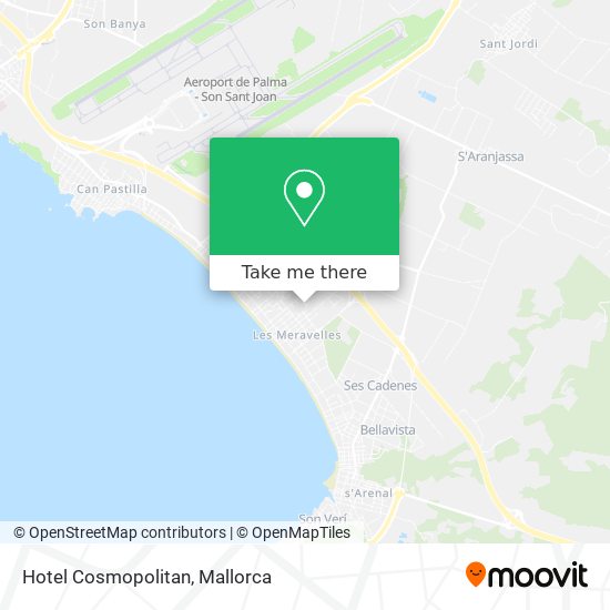 Hotel Cosmopolitan map