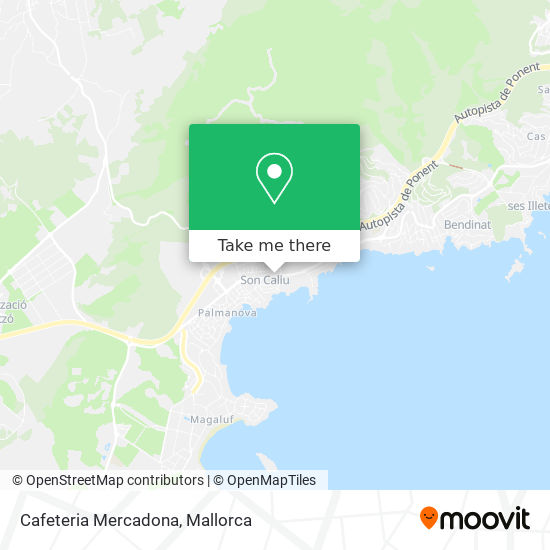 Cafeteria Mercadona map