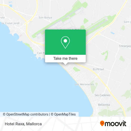 Hotel Raxa map