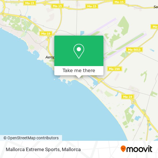 Mallorca Extreme Sports map