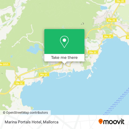 Marina Portals Hotel map