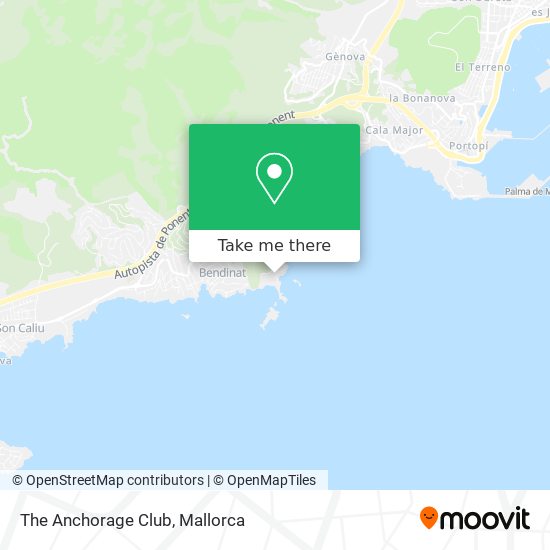 mapa The Anchorage Club