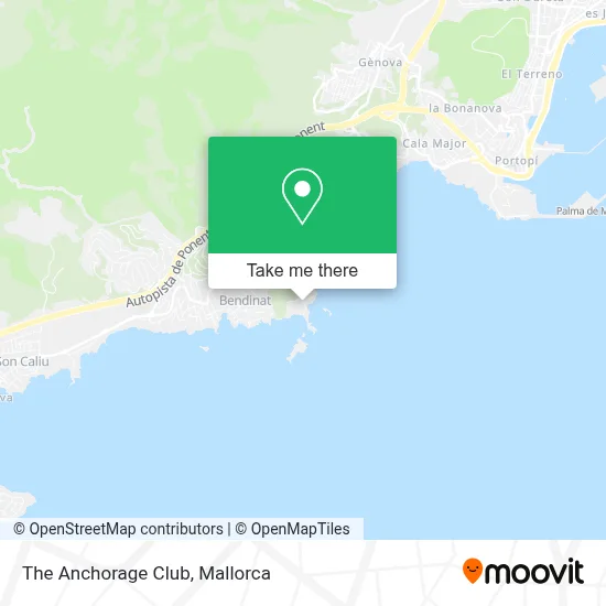 The Anchorage Club map