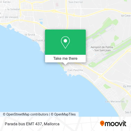 Parada bus EMT 437 map