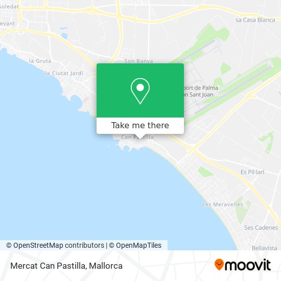 Mercat Can Pastilla map