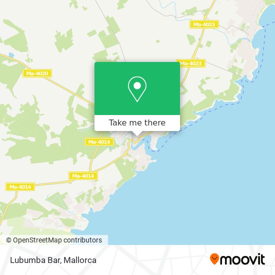 Lubumba Bar map
