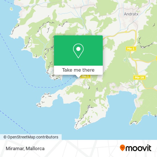 mapa Miramar