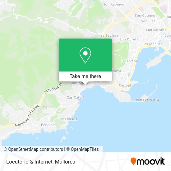 Locutorio & Internet map