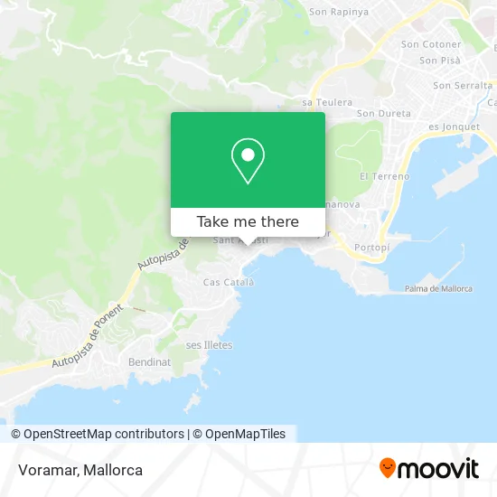 Voramar map
