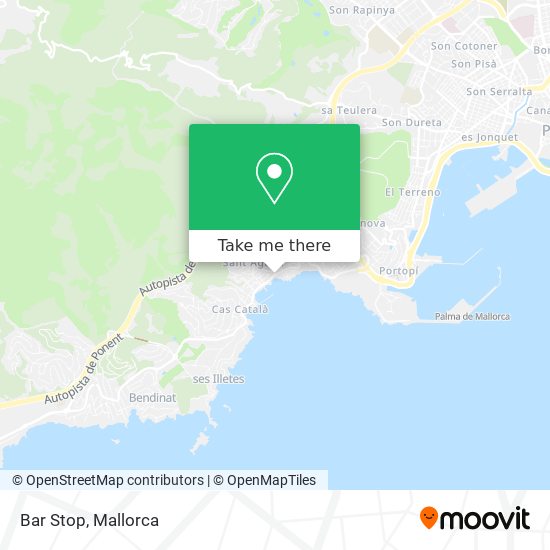 mapa Bar Stop