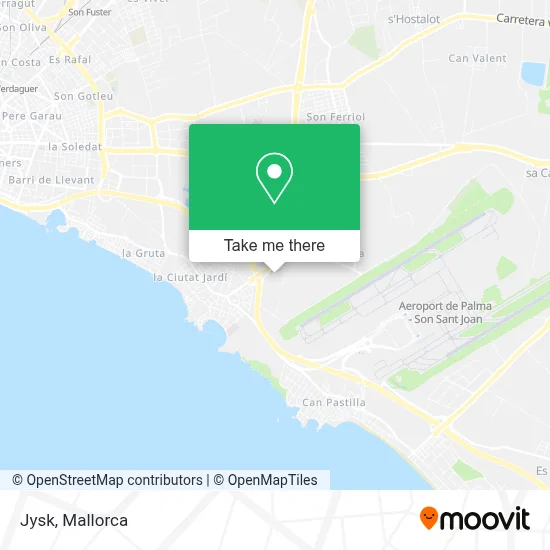Jysk map