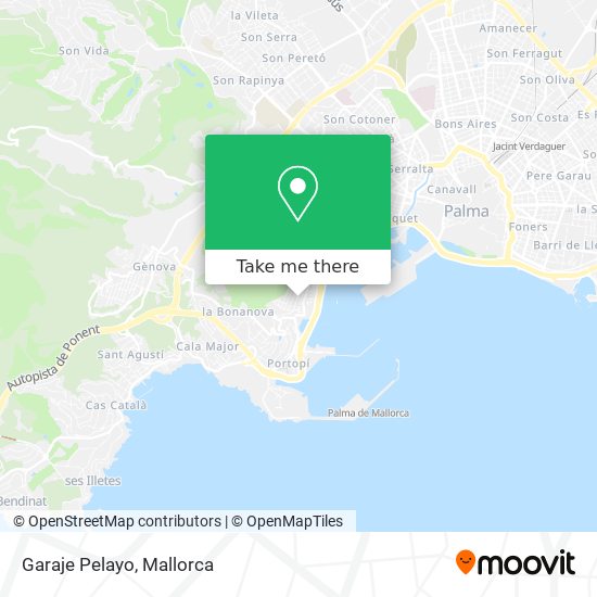 Garaje Pelayo map