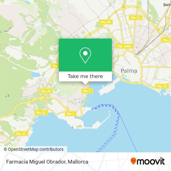 Farmacia Miguel Obrador map