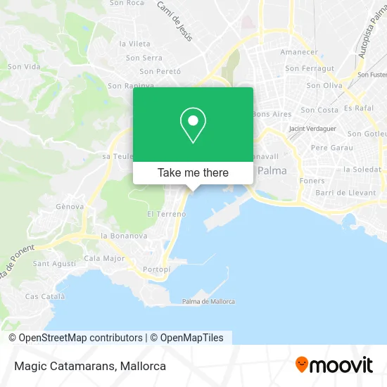 Magic Catamarans map