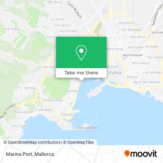 mapa Marina Port