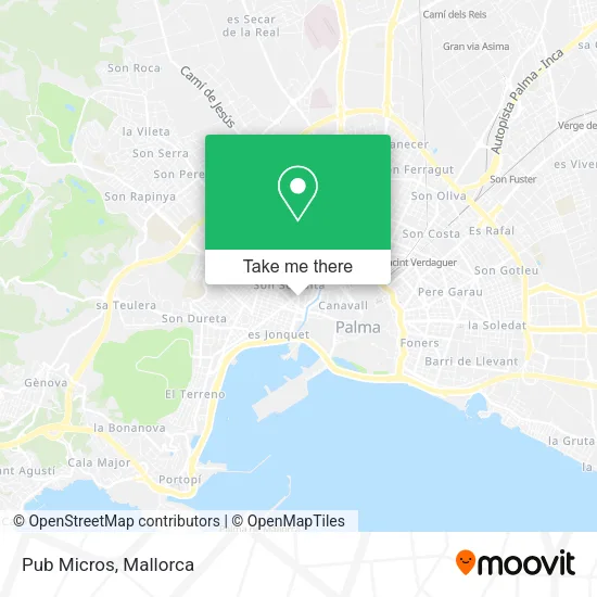 Pub Micros map