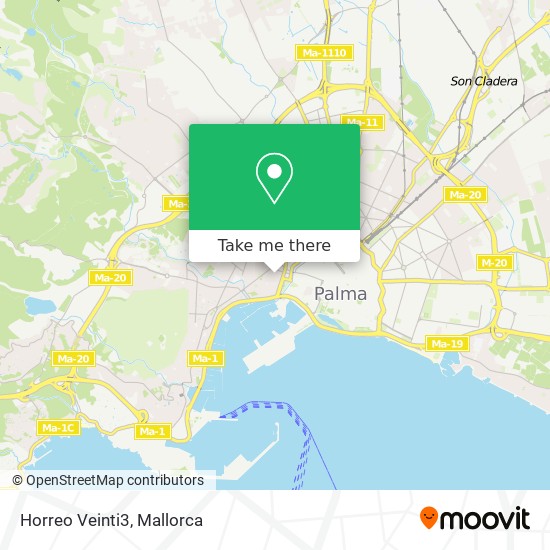 Horreo Veinti3 map